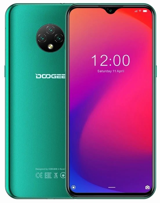 фото Смартфон doogee x95 3/16gb emerald green (x95_3+16_emerald green)