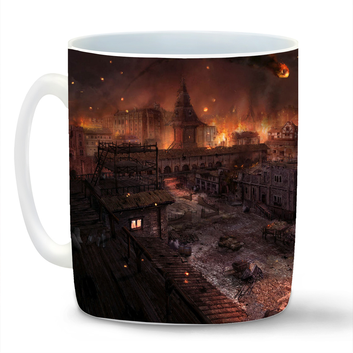 

Кружка CoolPodarok hunted the demons forge Город в огне, hunted the demons forge Город в огне