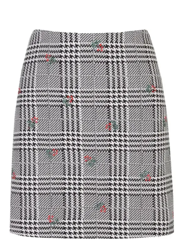 Юбка женская de fil blanc C-2-9 белая 44 RU