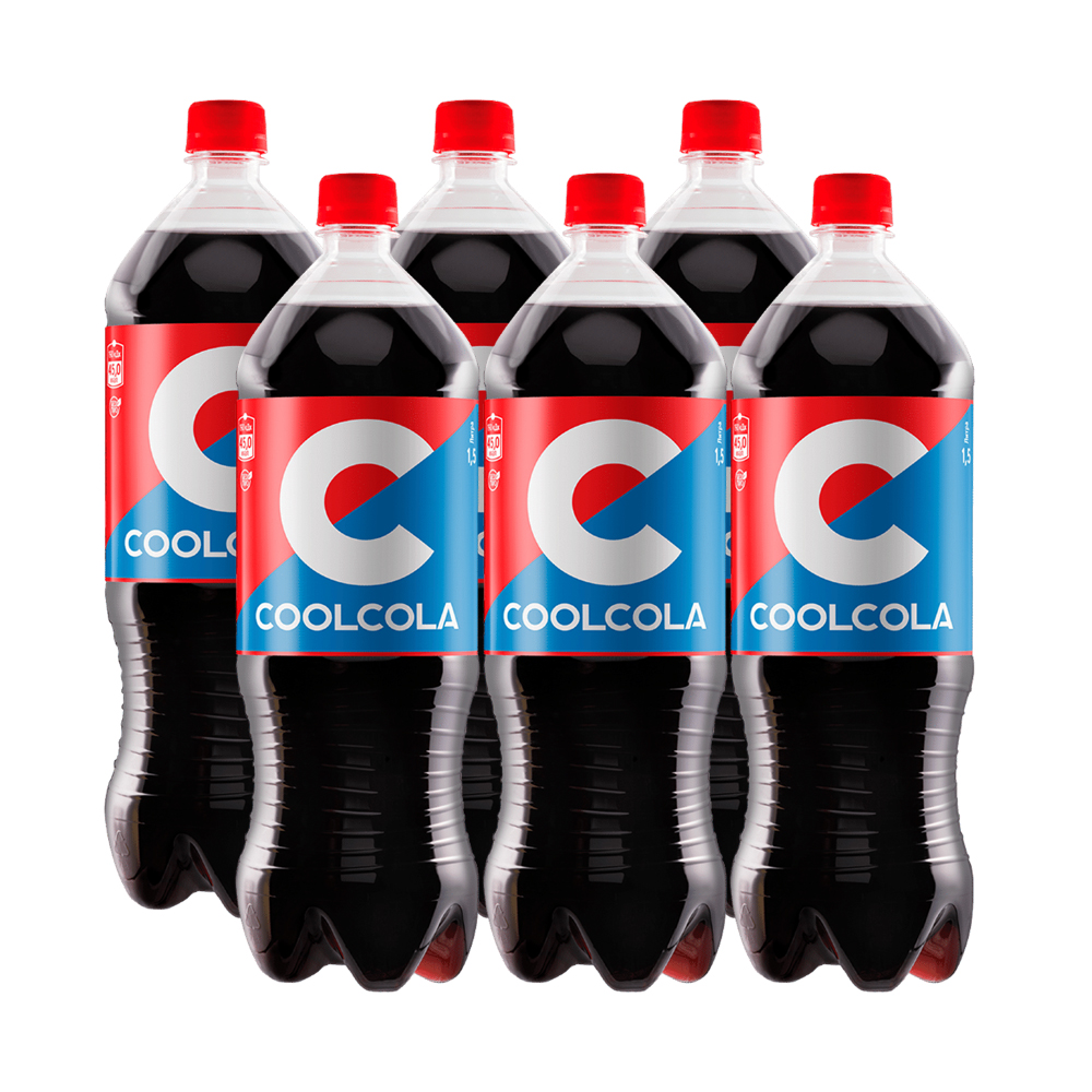 

Газированный напиток CoolCola сильногазированный 6 шт по 1,5 л