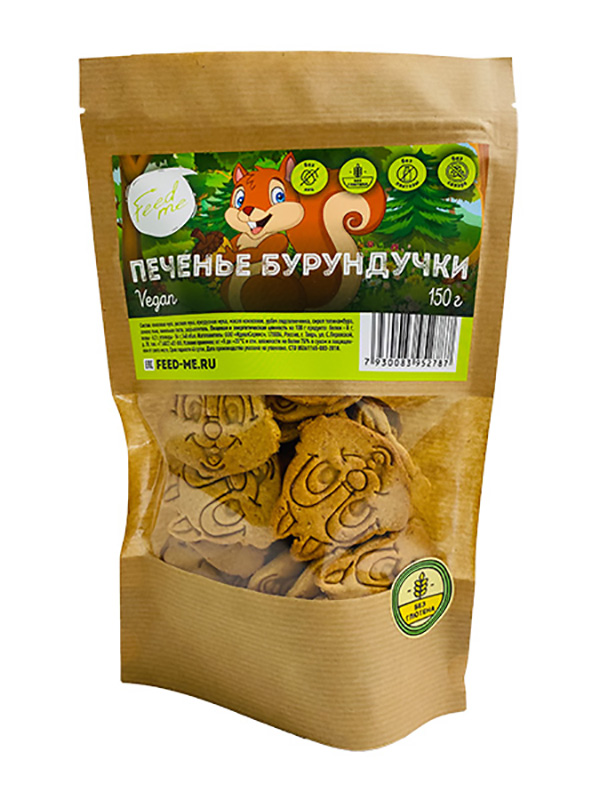 Печенье Feed Me Бурундучки, 150 г