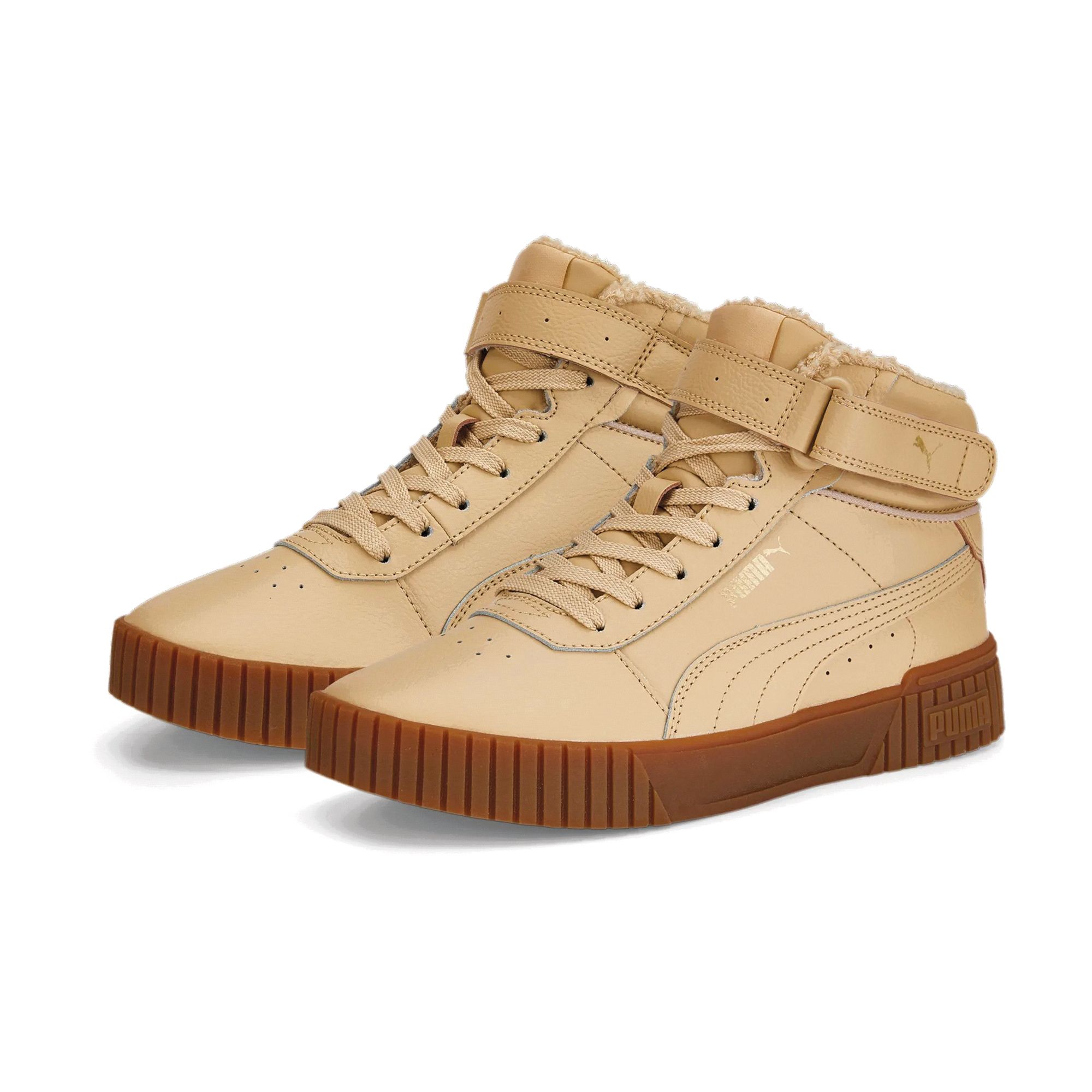 

Кеды женские PUMA Carina 2.0 Mid WTR 38585202 бежевые 37 RU, Бежевый, Carina 2.0 Mid