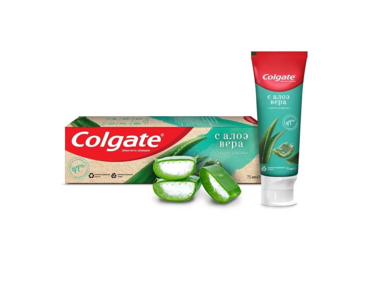 Зубная паста Colgate Naturals забота о деснах с алоэ вера 75 мл