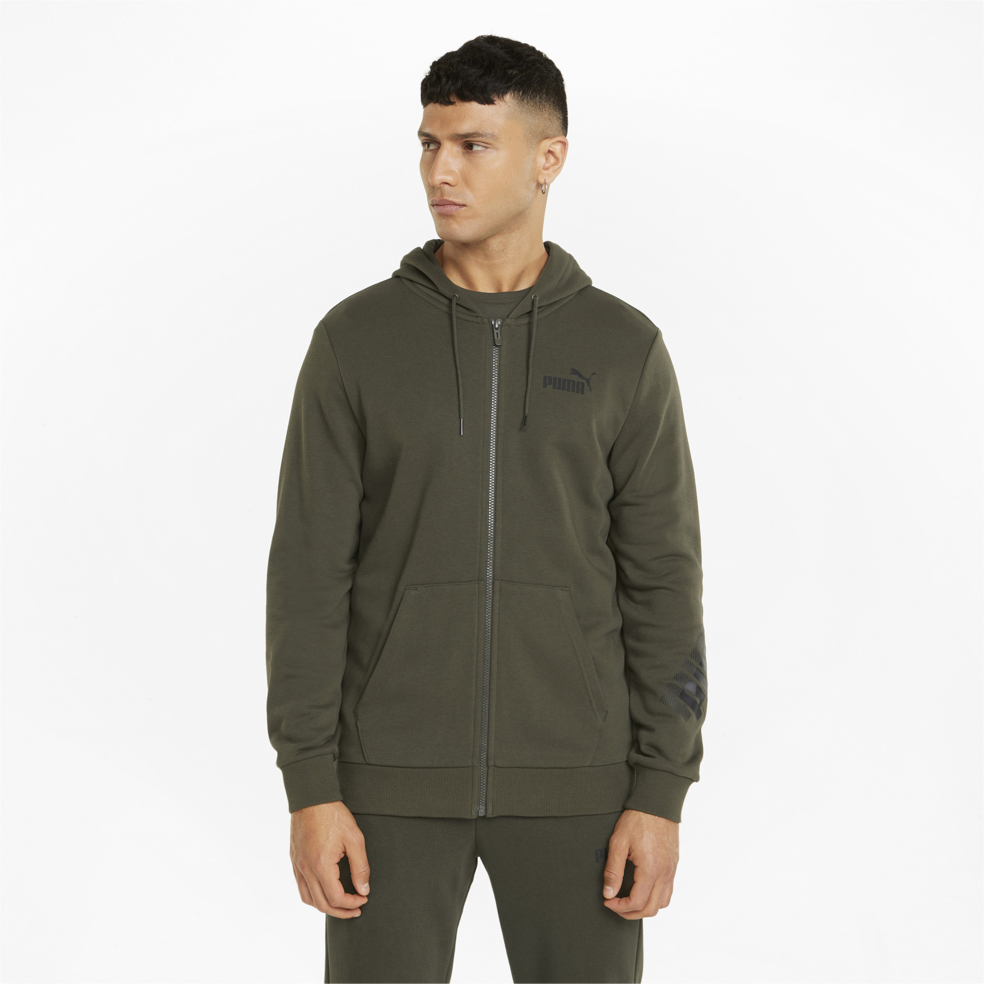 

Толстовка мужская PUMA 84737970 зеленая M, 84737970