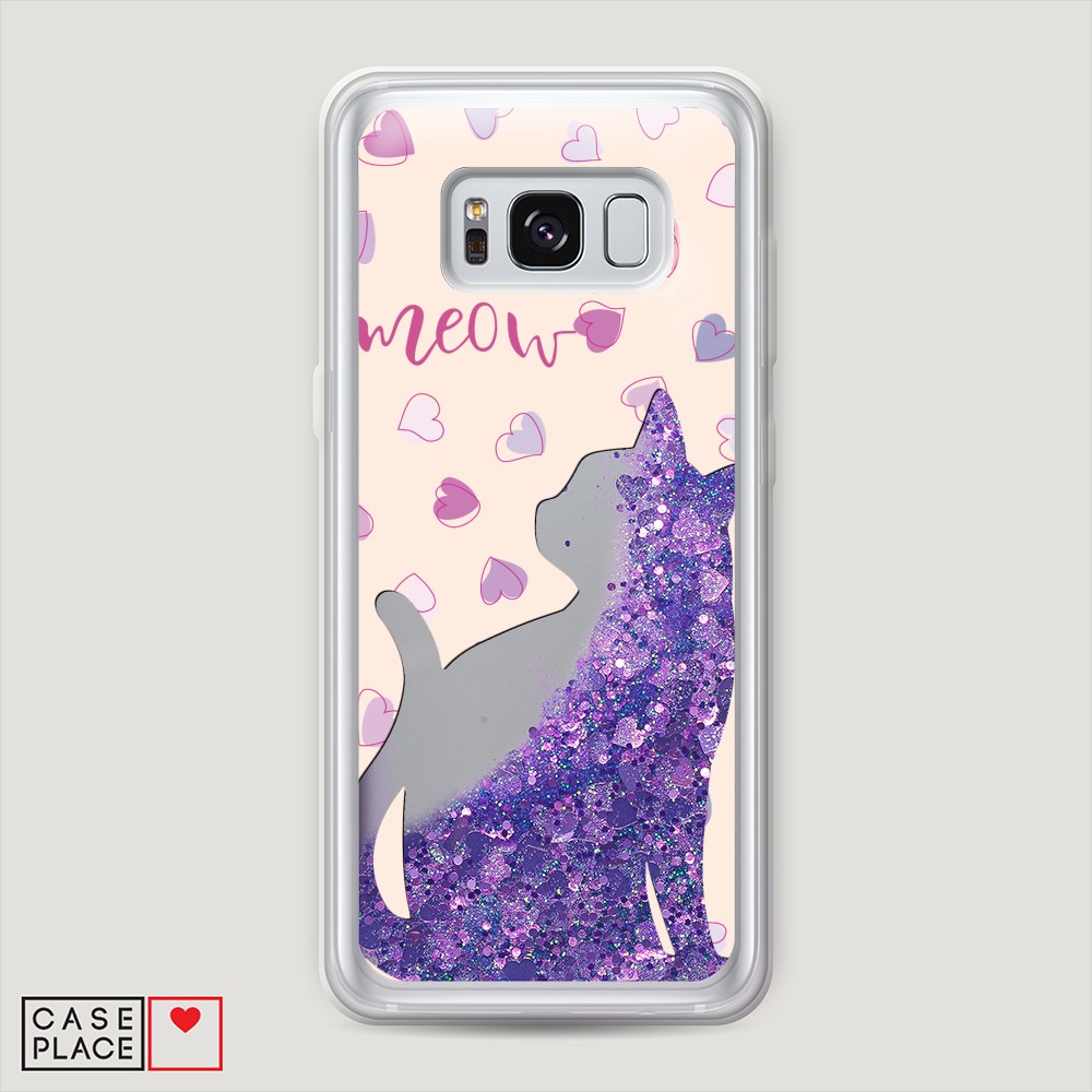 

Чехол Awog на Samsung Galaxy S8 "Прозрачный кот", Разноцветный, 24792-1