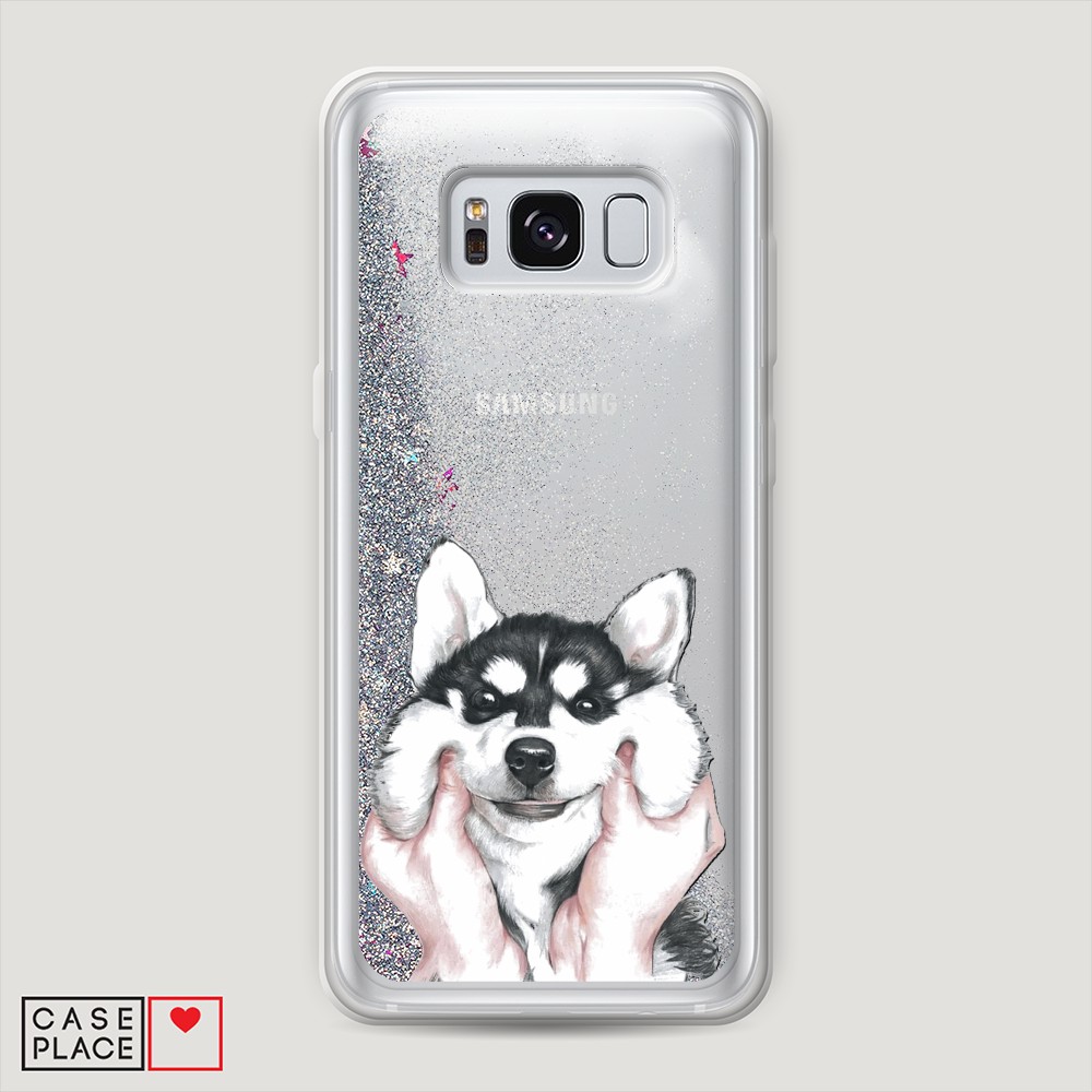 

Чехол Awog на Samsung Galaxy S8 "Щечки хаски", Разноцветный, 24791-1