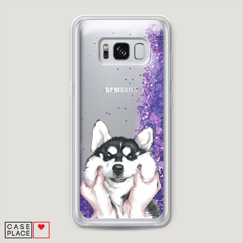 

Чехол Awog на Samsung Galaxy S8 "Щечки хаски", Разноцветный, 24792-1