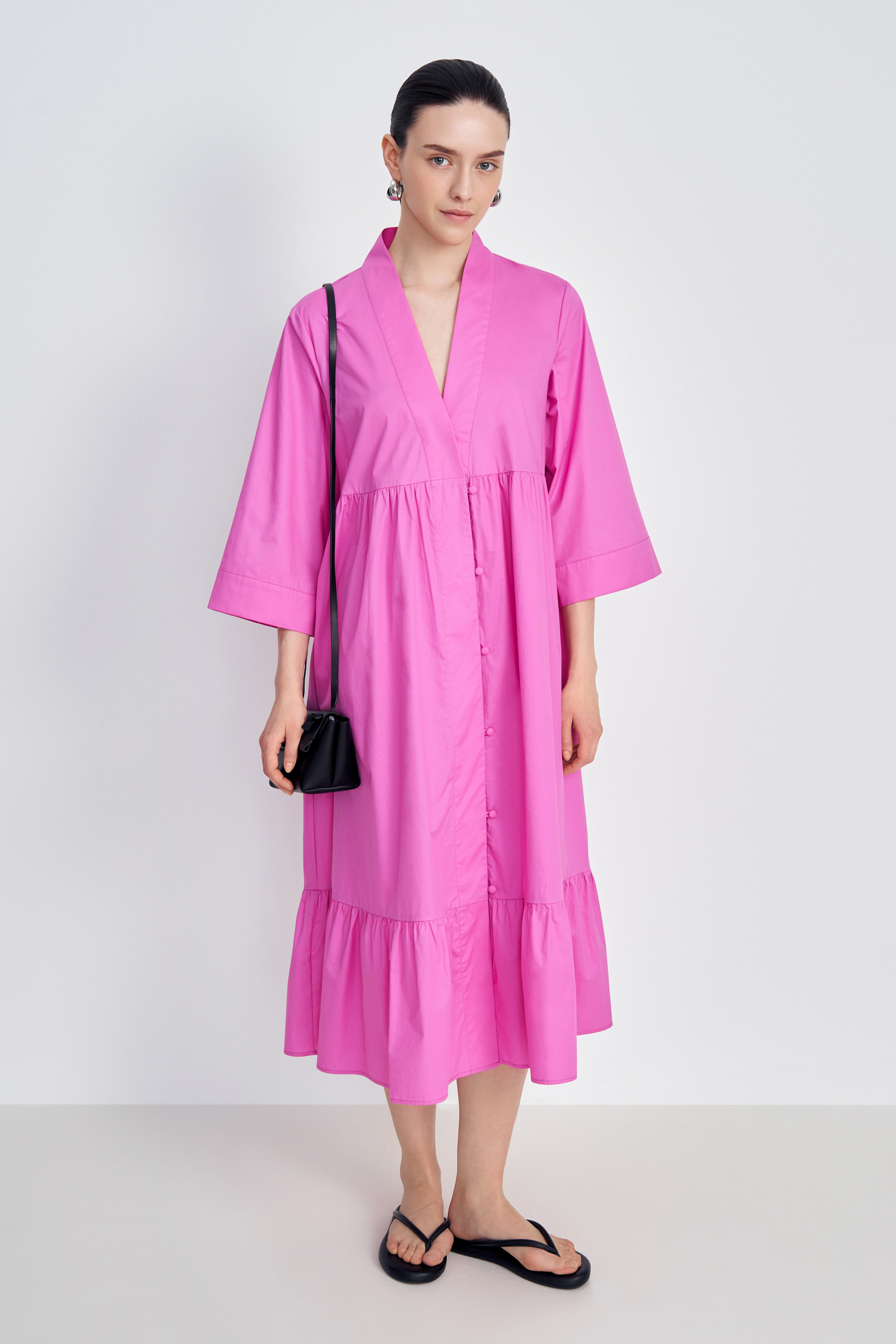 Платье женское Finn Flare FSD11084 розовое S