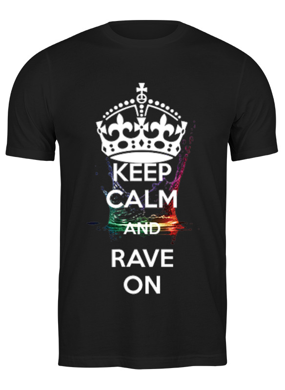 

Футболка мужская Printio Eat sleep rave repeat черная L, Черный, Eat sleep rave repeat