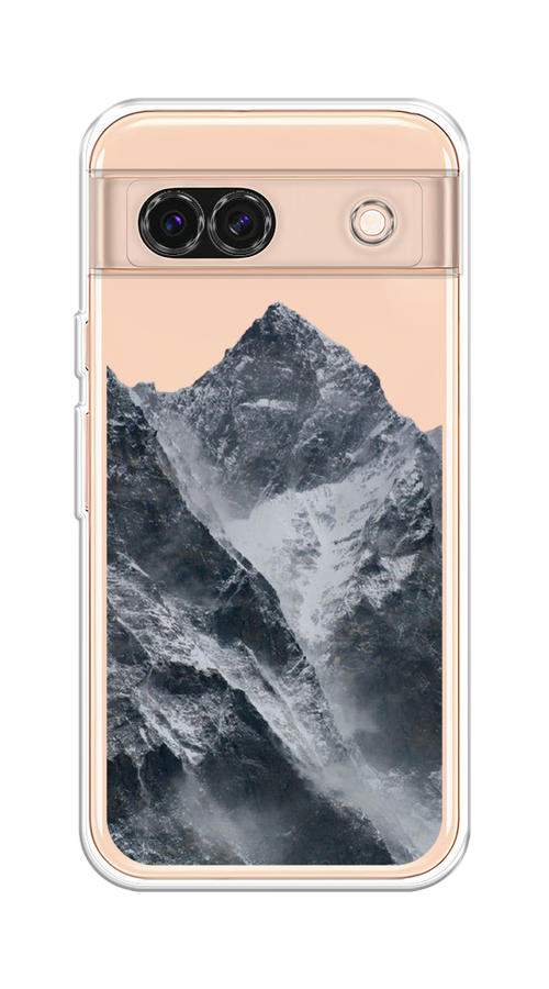 

Чехол на Google Pixel 8A "Горы арт 4", Серый;бежевый, 271750-1