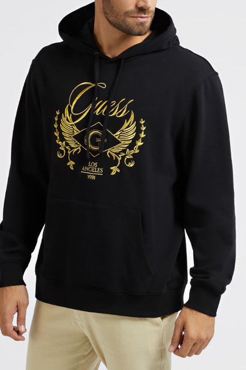 

Худи мужское Guess M3RQ01 K9YH1 черное M, M3RQ01 K9YH1