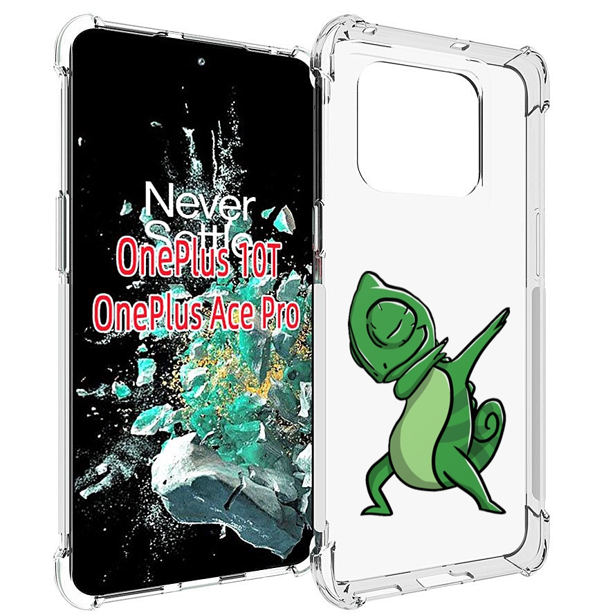 

Чехол MyPads крутой-хамелеон для OnePlus 10T, Прозрачный, Tocco