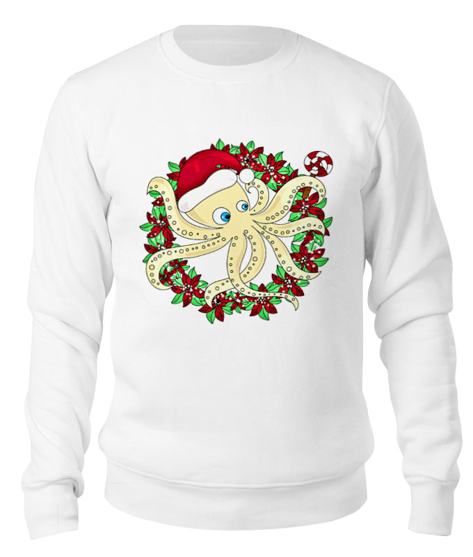 

Свитшот унисекс Printio Рождество белый M, Рождество