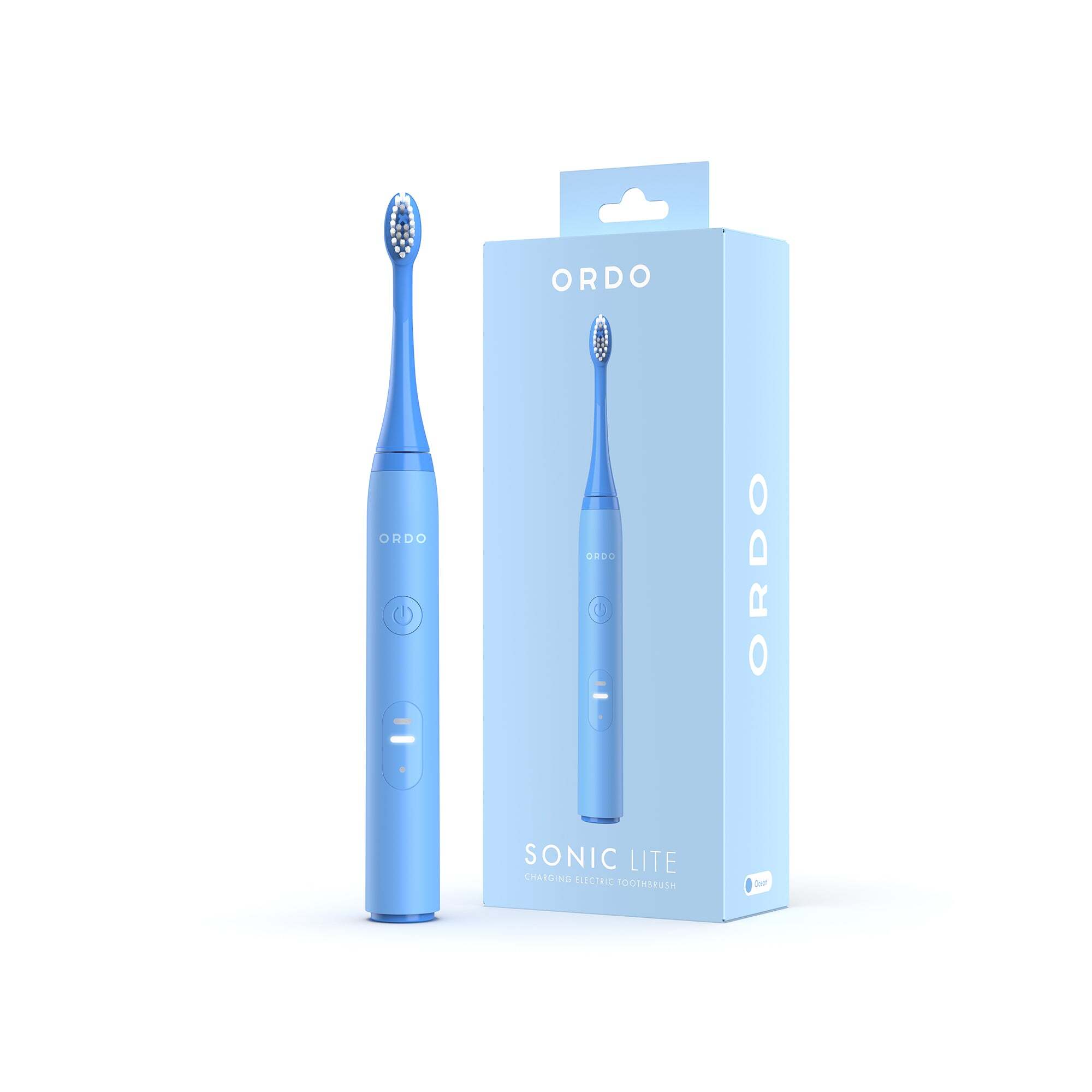 Электрическая зубная щетка ORDO Sonic Lite-O голубой сувенир полистоун подставка под бутылку голубой кит 14 5х18х27 см
