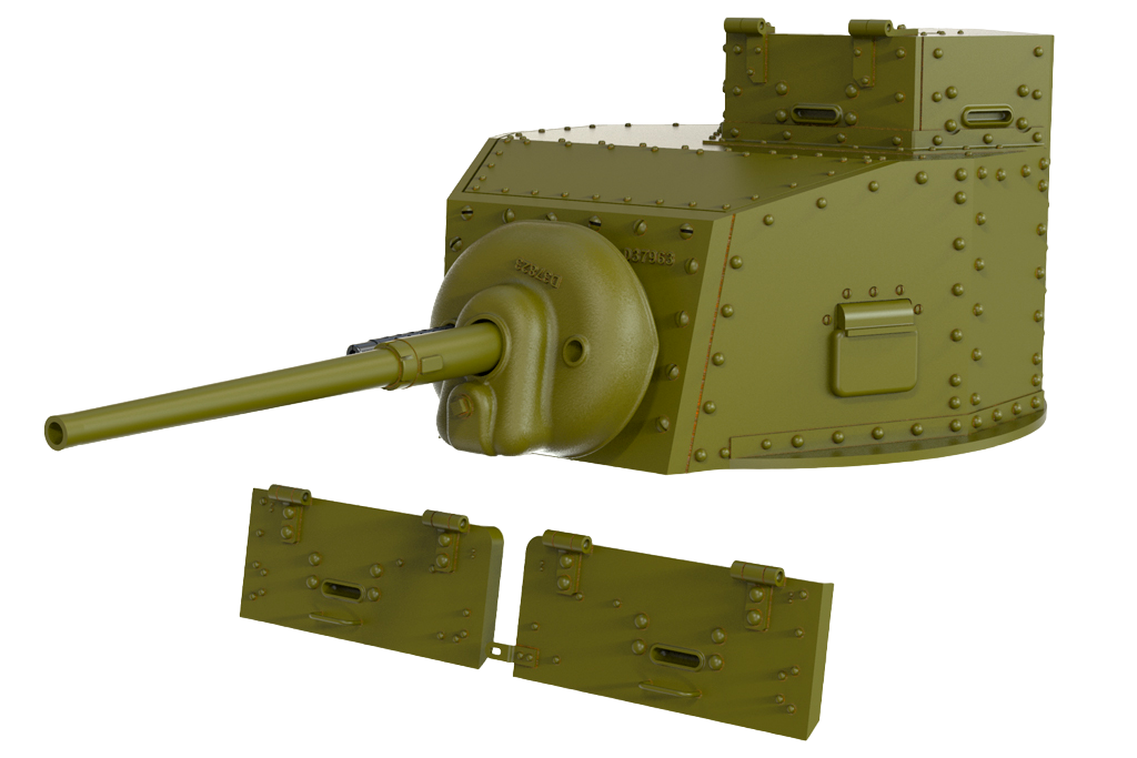 

35054FURY Sruart Turret Initial, D37812 for Tamiya kit