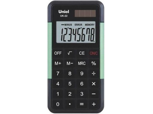 Калькулятор карманный Uniel UK-22N CU11A салатовый