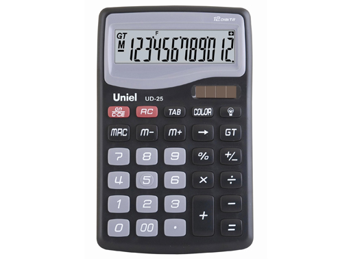 Калькулятор настольный Uniel UD-25