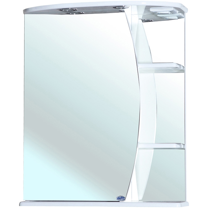 

Зеркальный шкаф Bellezza Луна 60 L 4612609002017 с подсветкой Белый, Луна