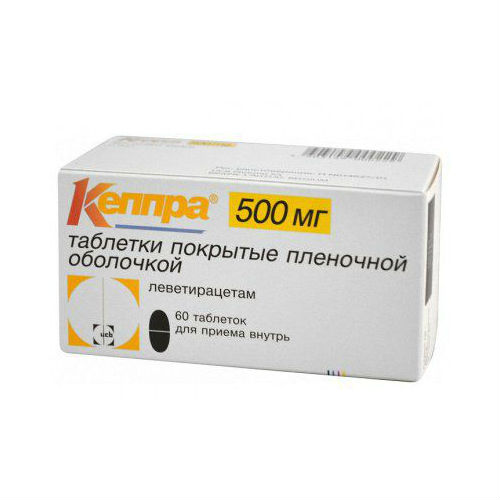 Купить Кеппра таблетки 500 мг 60 шт., Р-Фарм АО