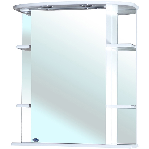 Зеркальный шкаф Bellezza Магнолия 65 R 4612710001015 с подсветкой Белый