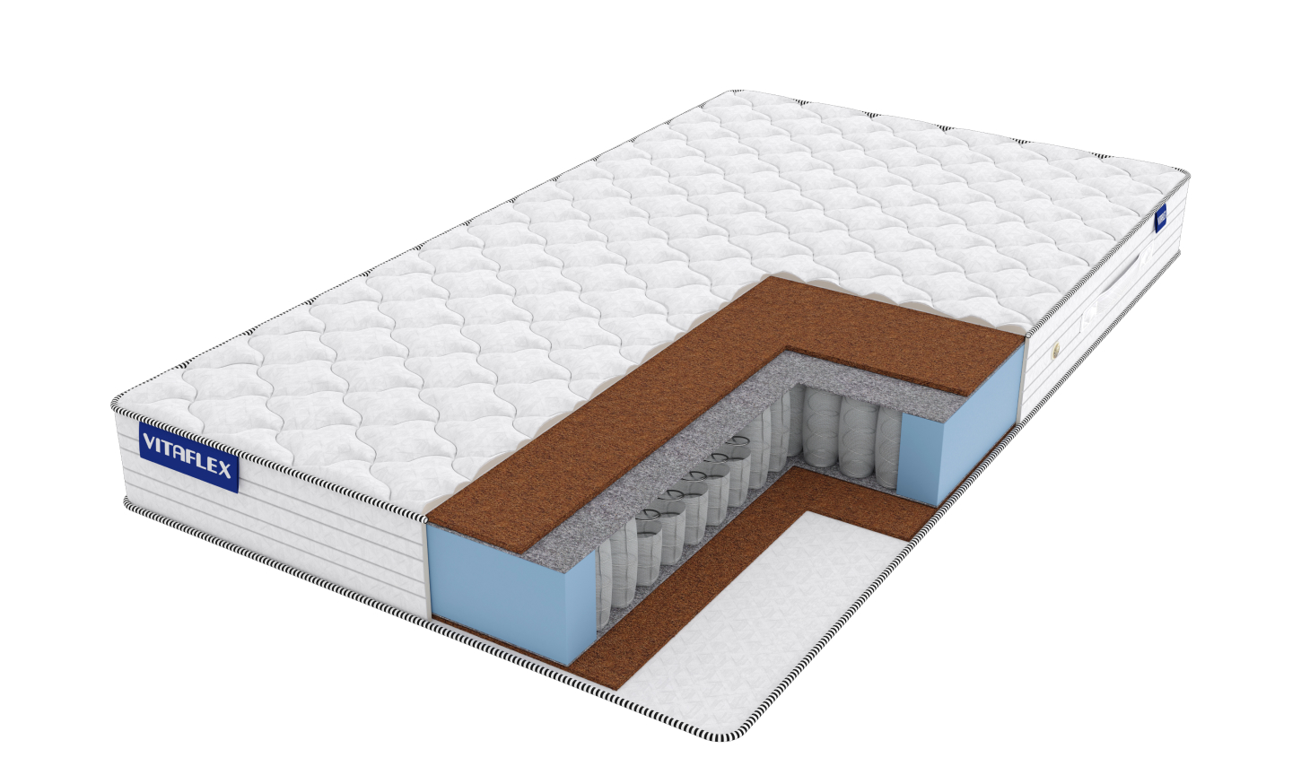

Матрас Vitaflex Hard 120х195, Белый, Hard