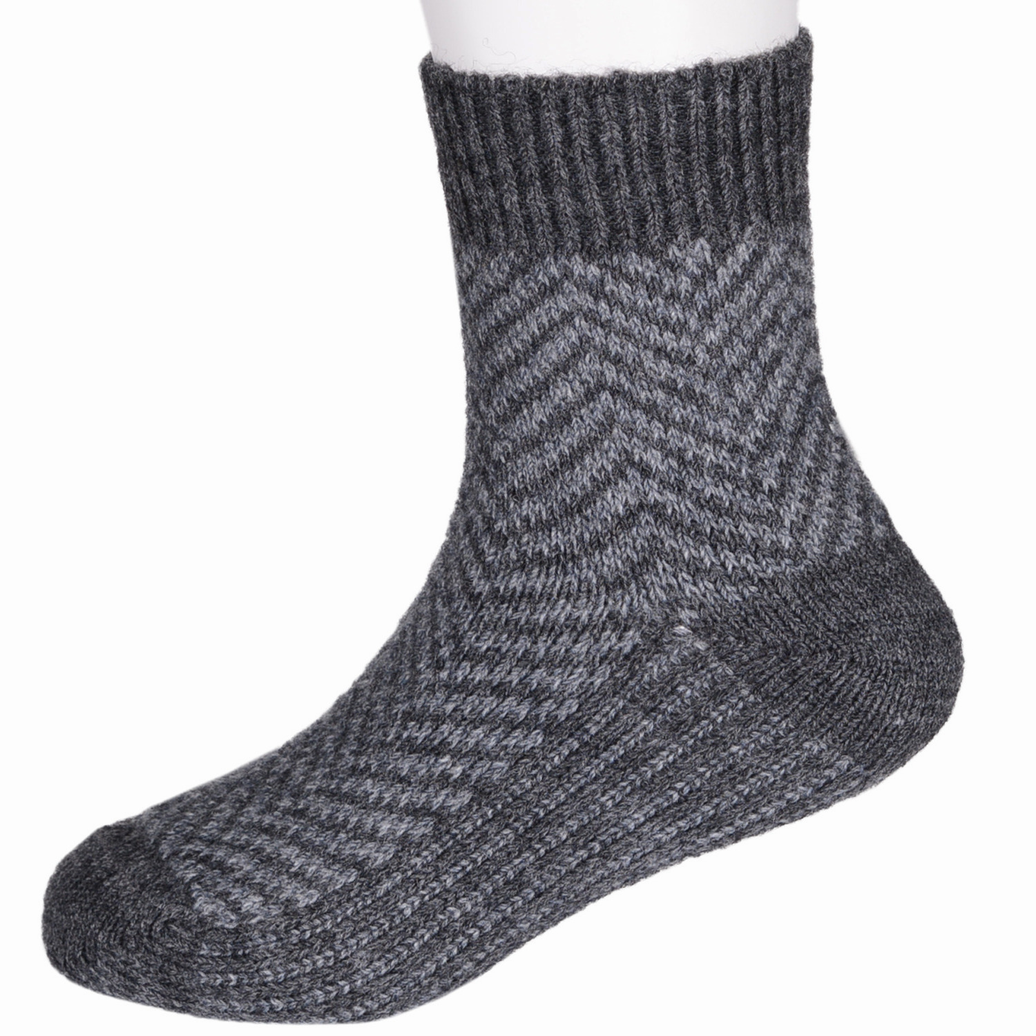 

Детские полушерстяные носки RuSocks темно-серые, рис. 0, р. 14-16, Д-382