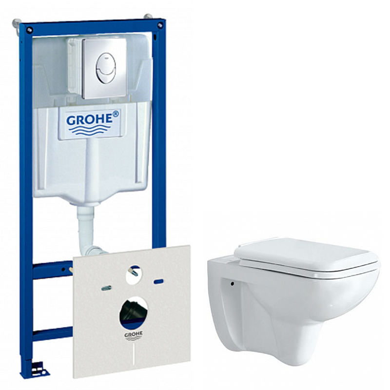 

Инсталляция Grohe Rapid SL 38750001 4 в 1, Florentine