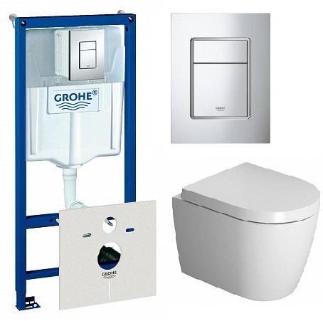 Инсталляция для подвесного унитаза 4 в 1 Grohe Rapid SL 38775001