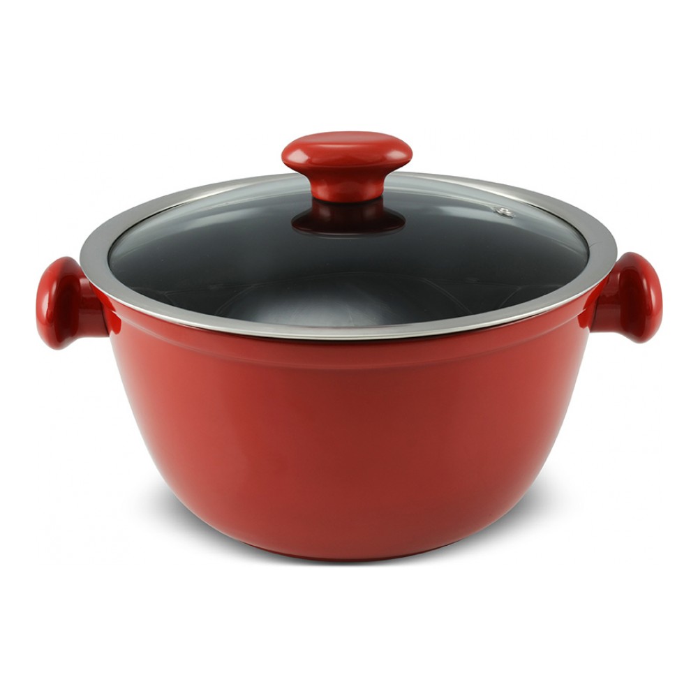 фото Кастрюля ceraflame ceramica chef 3,5 л красный