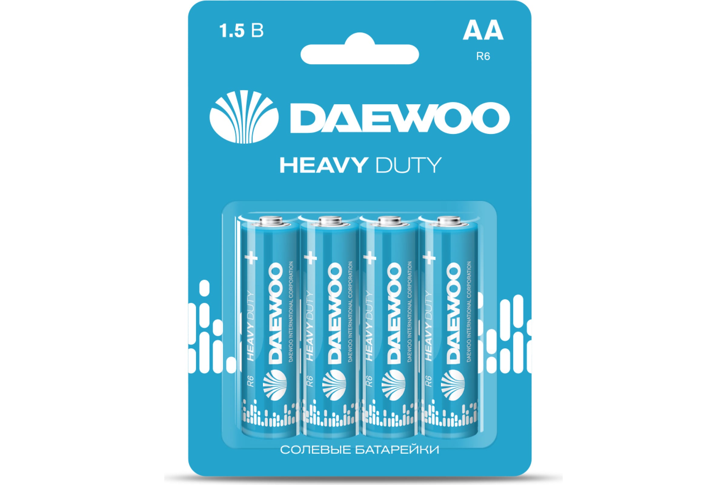 Daewoo Солевая батарейка R 6 Heavy Duty BL-4 5029309