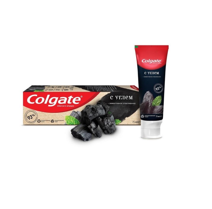 Купить Зубная паста Colgate Naturals Эффективное отбеливание с углем 75 мл