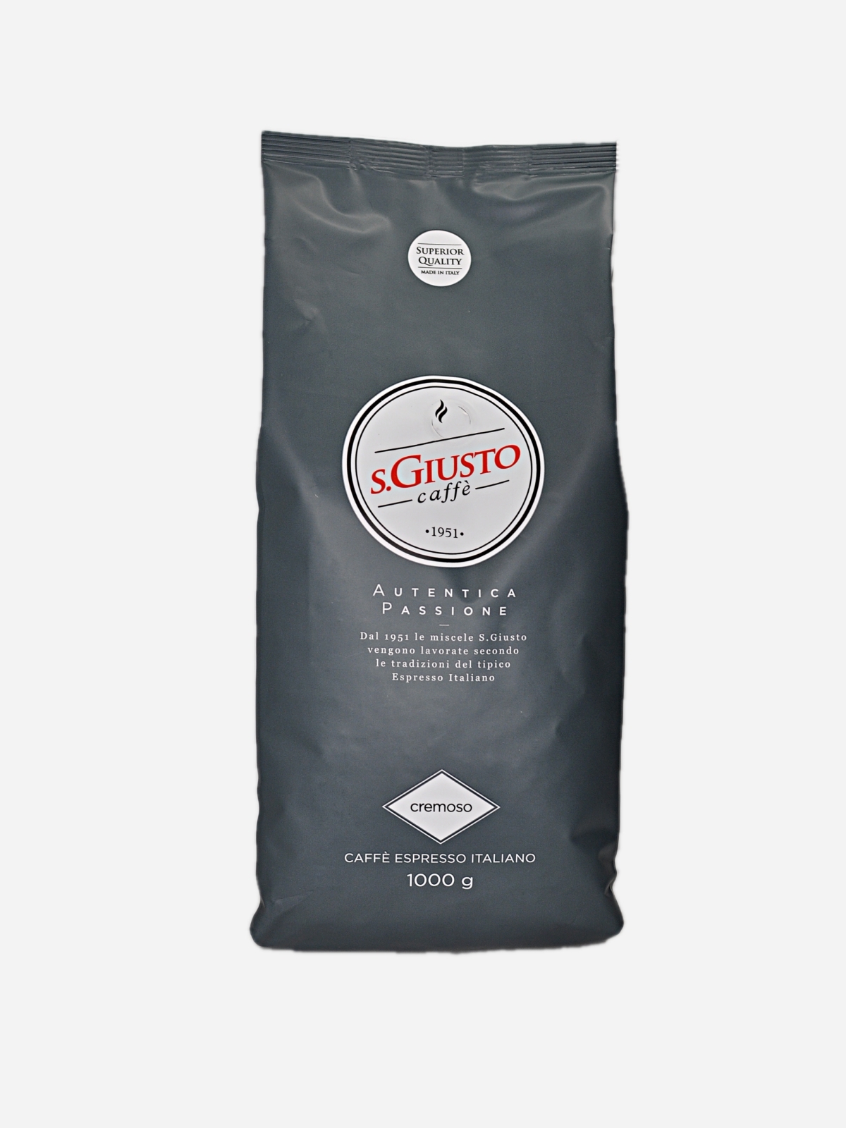 

Кофе в зернах San Guisto Caffe Espresso Cremoso Италия арабика 70%, 1 кг