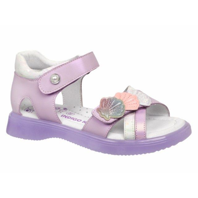 

Босоножки для девочек Indigo Kids 20-800C фиолетовые 27 RU, Фиолетовый, 20-800