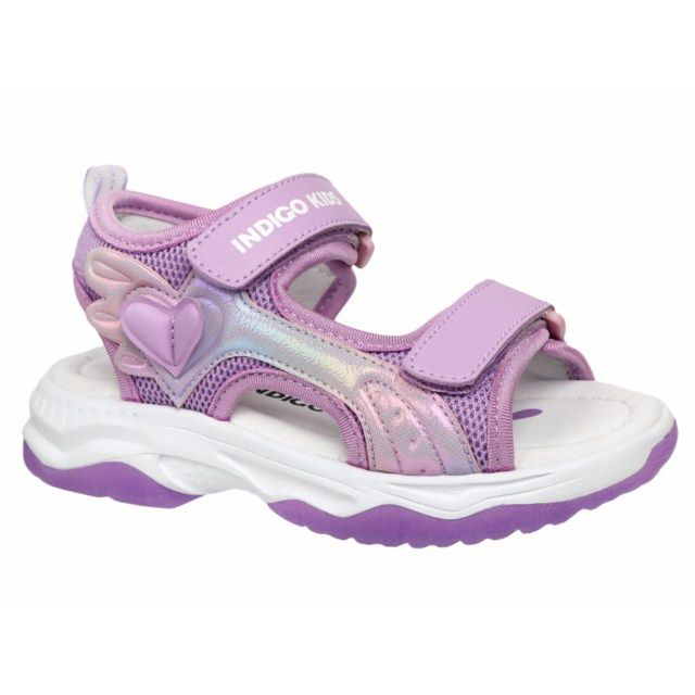 

Босоножки для девочек Indigo Kids 22-320B фиолетовые 27 RU, Фиолетовый, 22-320