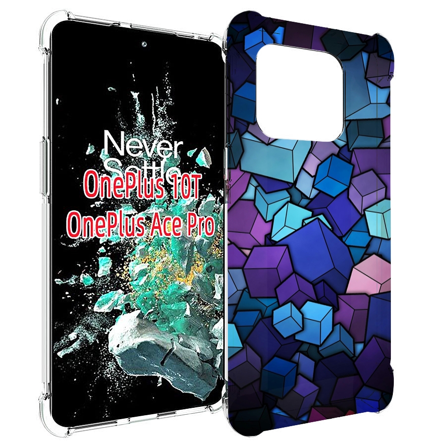 

Чехол MyPads лепестки для OnePlus 10T, Прозрачный, Tocco