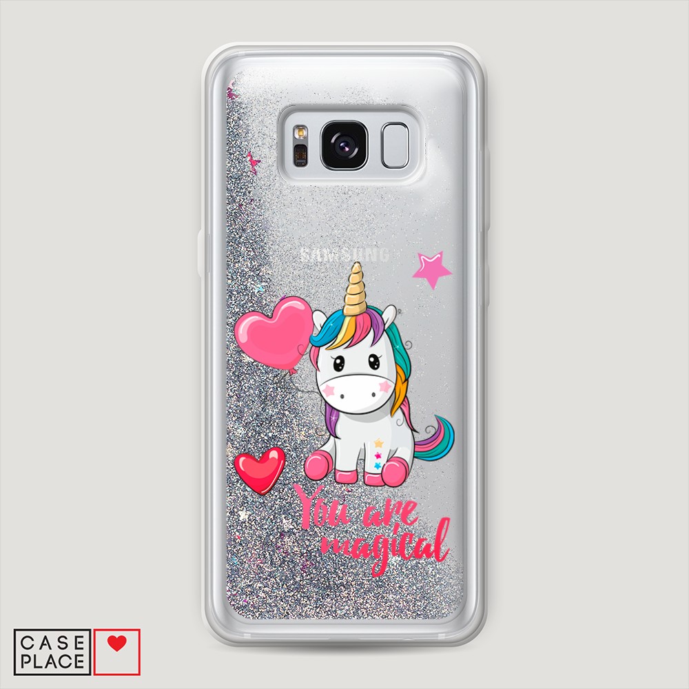 

Чехол Awog на Samsung Galaxy S8 "Волшебная единорожка", Разноцветный, 24791-1