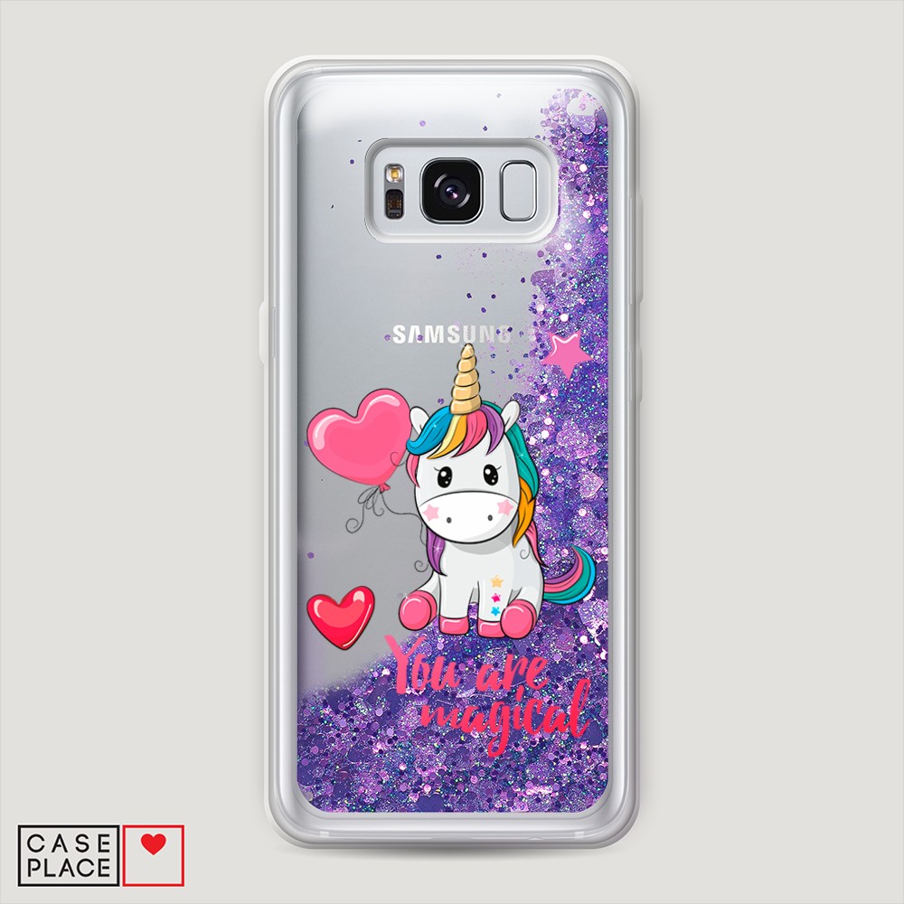 

Чехол Awog на Samsung Galaxy S8 "Волшебная единорожка", Разноцветный, 24792-1