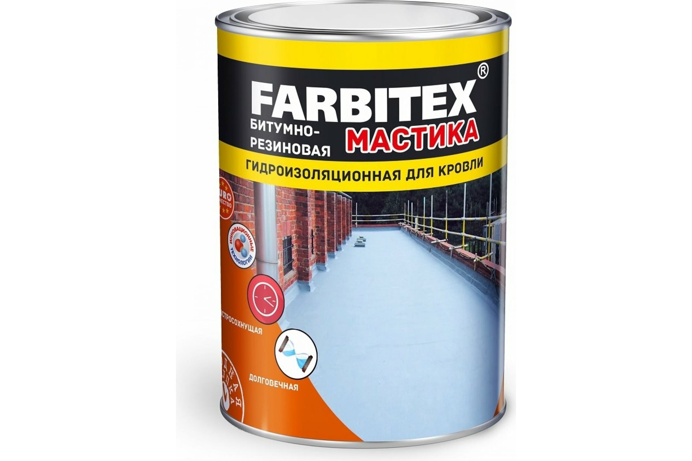 фото Farbitex мастика битумно-резиновая(17 кг) 4300003458