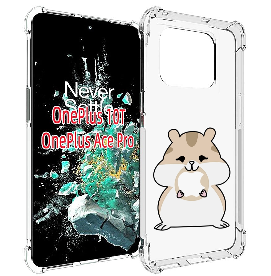 

Чехол MyPads любитель-яблок детский для OnePlus 10T, Прозрачный, Tocco