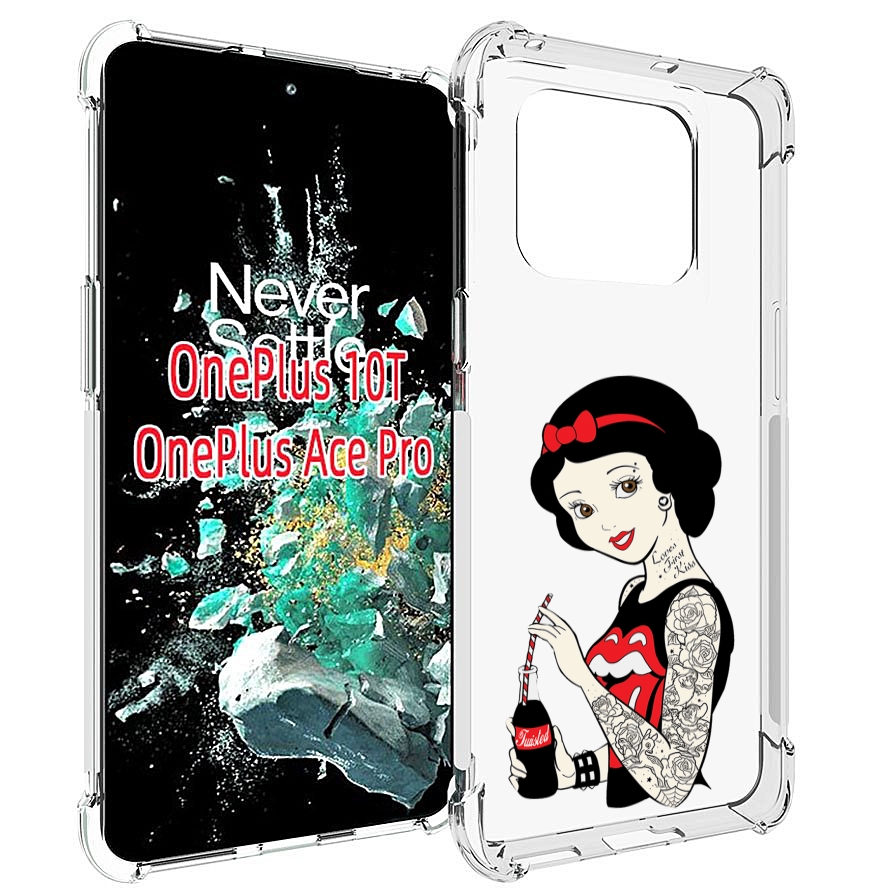 

Чехол MyPads любительница-колы женский для OnePlus 10T, Прозрачный, Tocco