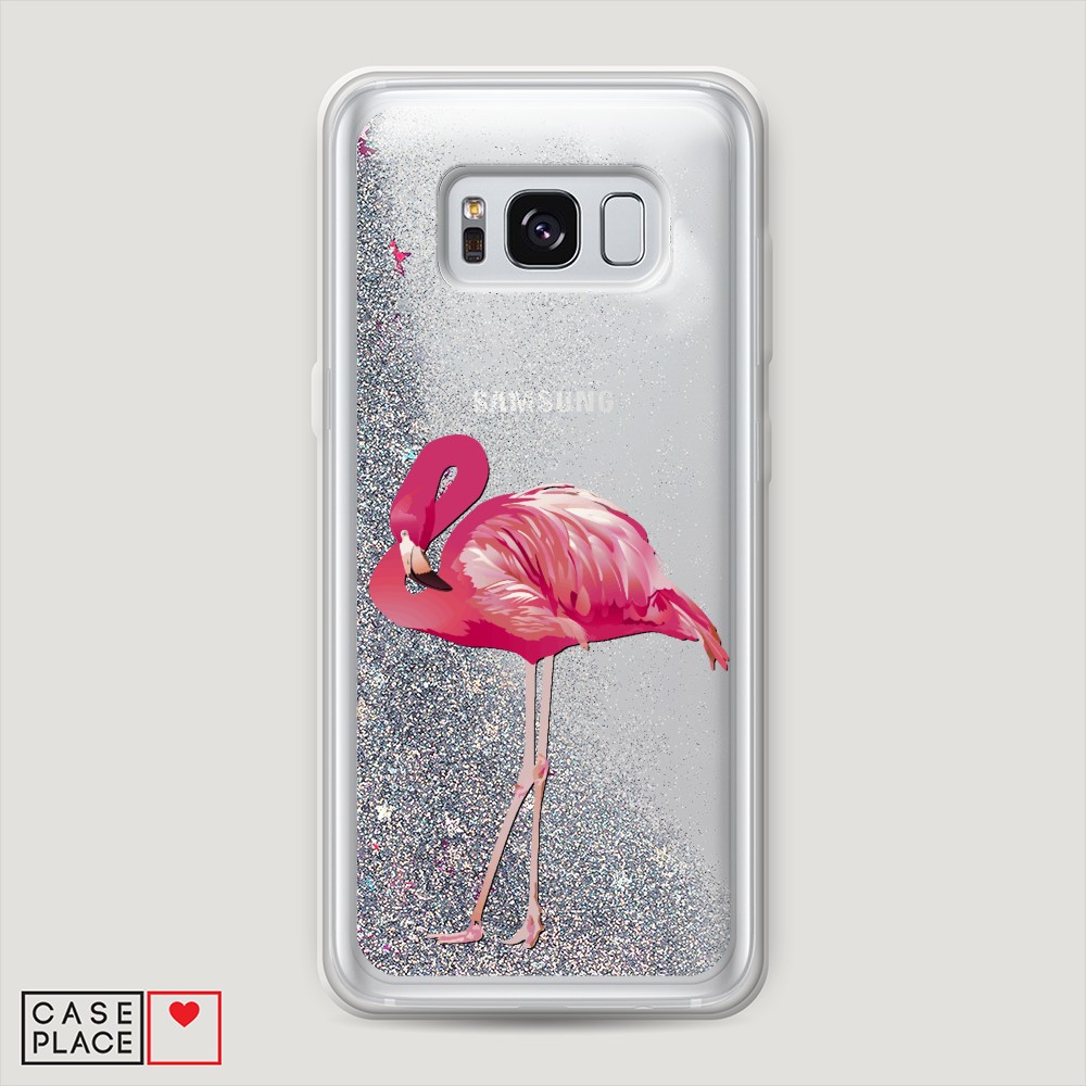 

Чехол Awog на Samsung Galaxy S8 "Застенчивый фламинго", Разноцветный, 24791-1
