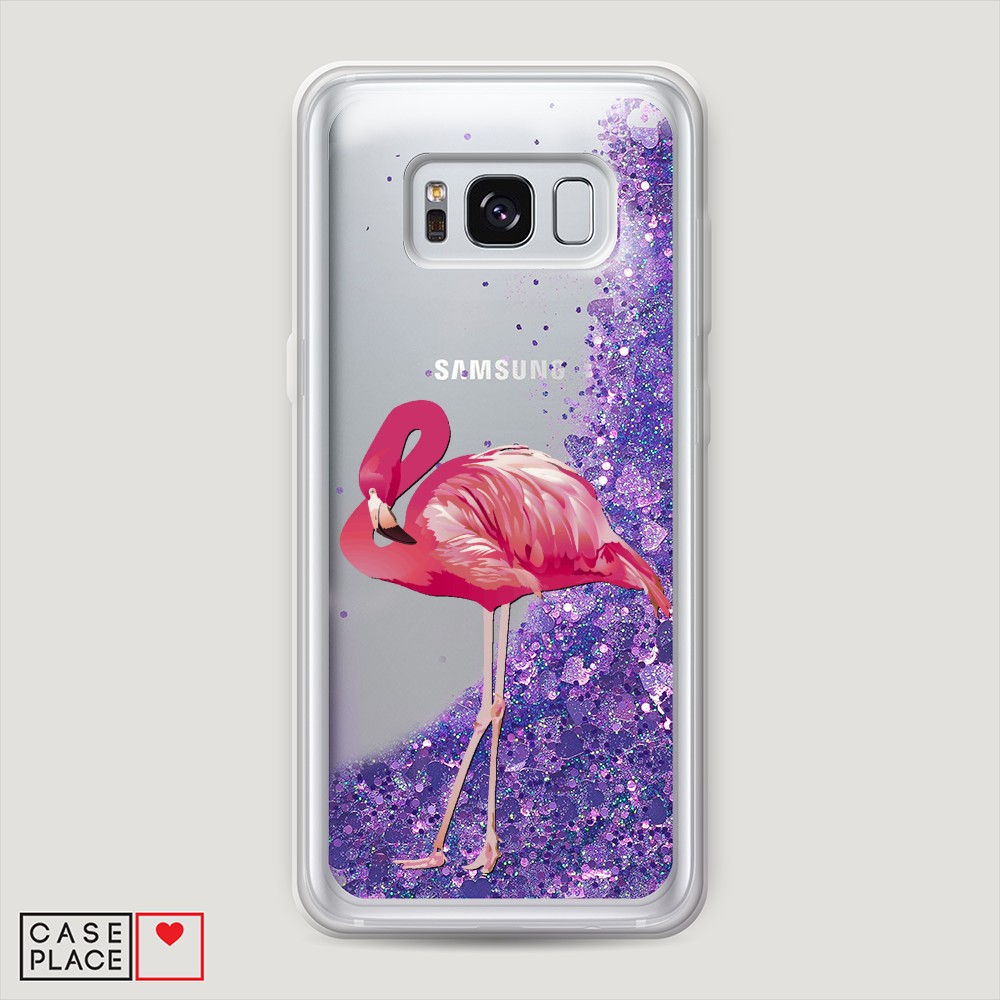 

Чехол Awog на Samsung Galaxy S8 "Застенчивый фламинго", Разноцветный, 24792-1