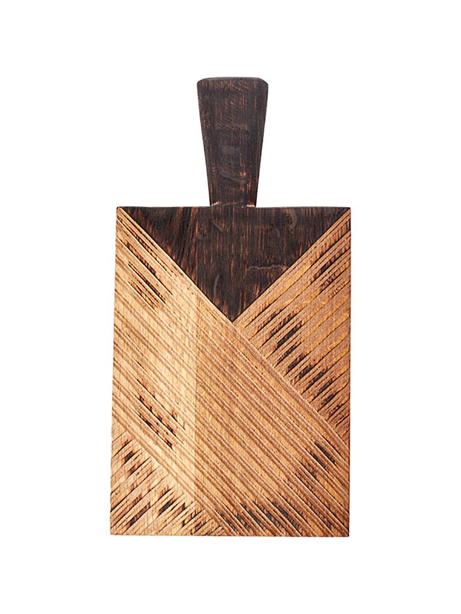 

Доска для подачи с ручкой 27х20х2,5 см, PPwood, Q218F-07N, Коричневый, CB-Q218F-07N