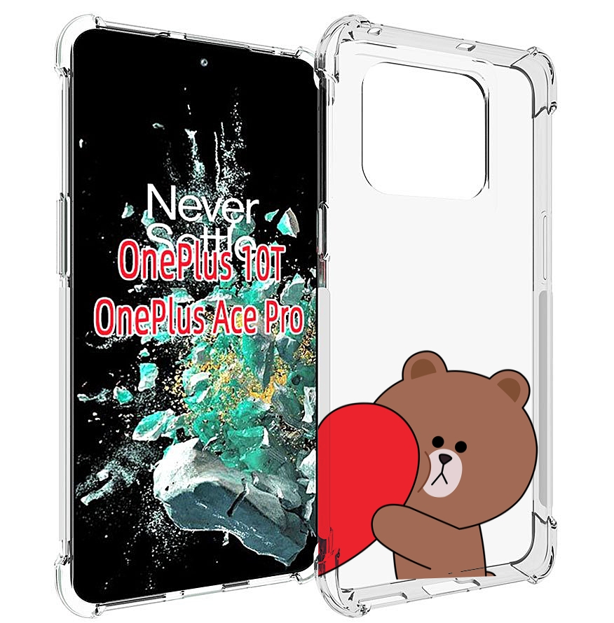

Чехол MyPads медвежонок детский для OnePlus 10T, Прозрачный, Tocco