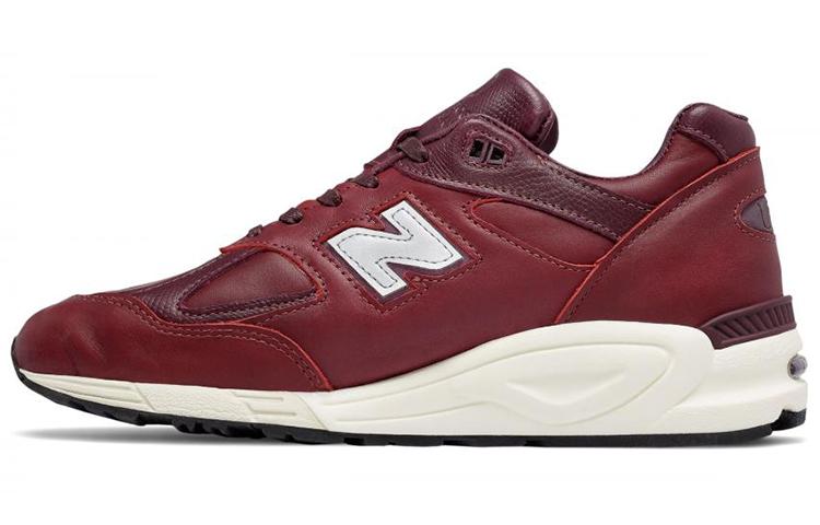 

Кроссовки унисекс New Balance NB 990 V2 бордовые 42.5 EU, Бордовый, NB 990 V2