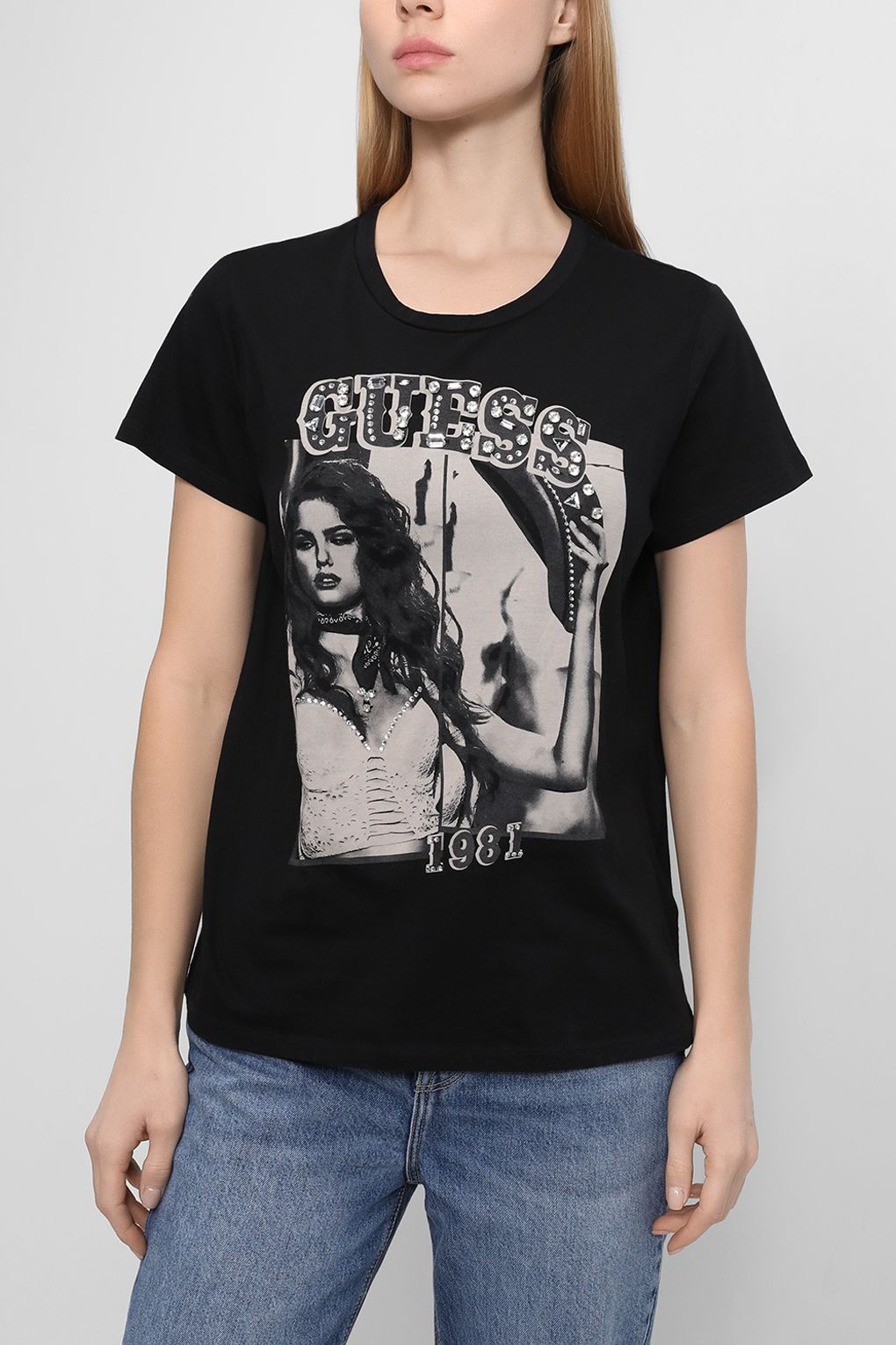

Футболка женская Guess W3RI20 K9RM3 черная XS, Черный, W3RI20 K9RM3