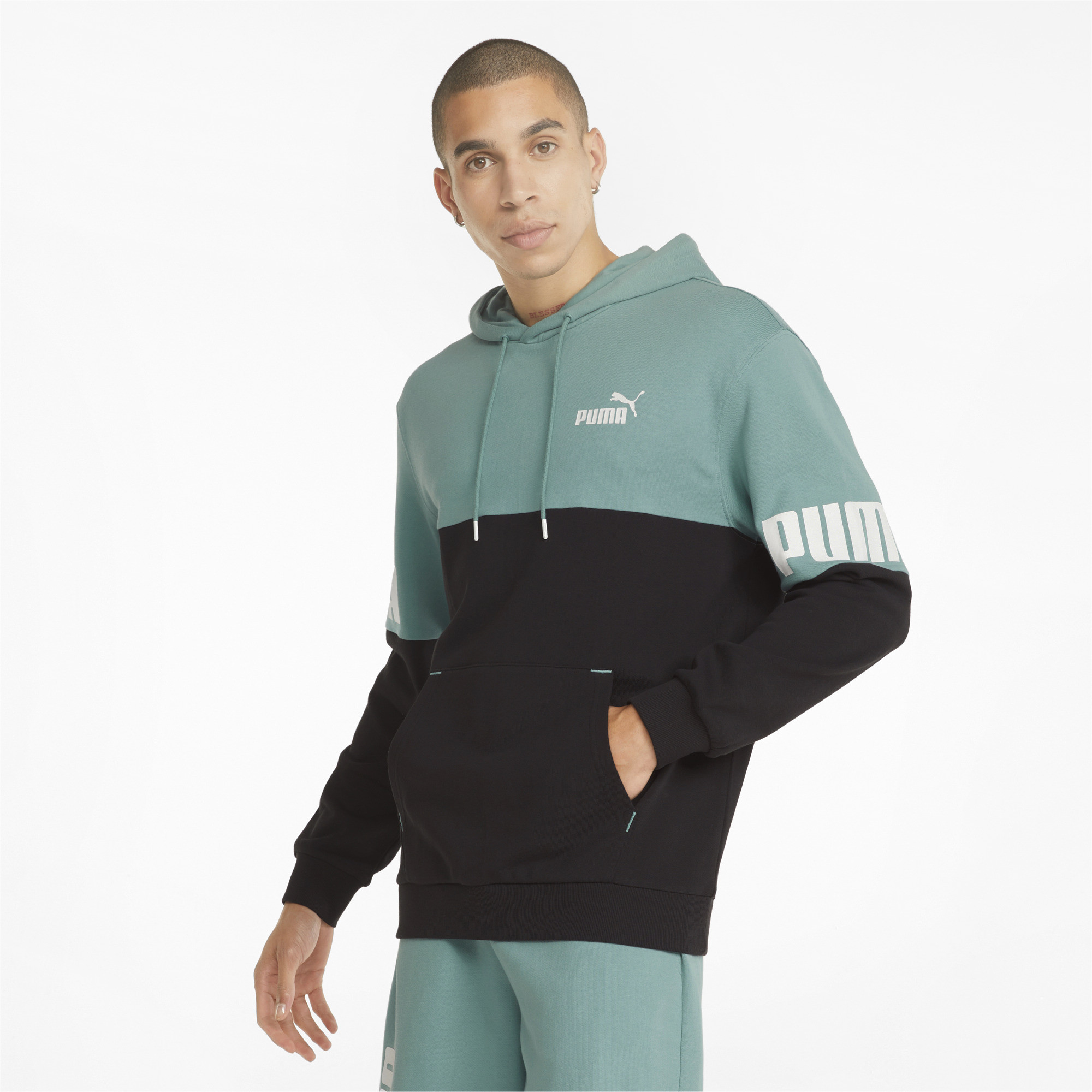 

Худи мужское PUMA 84800950 голубое S, 84800950