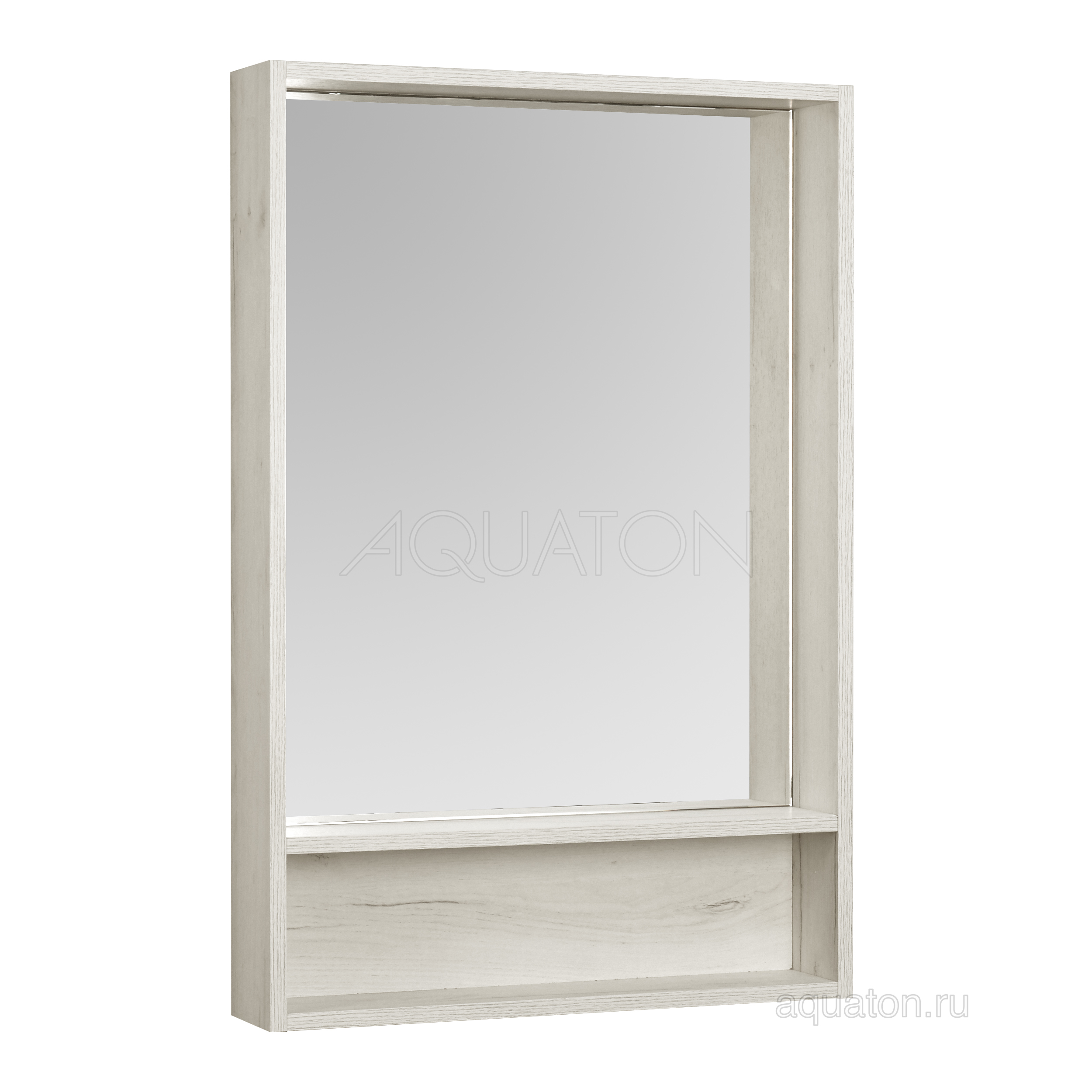 Зеркало-шкаф AQUATON Флай 60 дуб крафт 1A237602FA860 7988₽