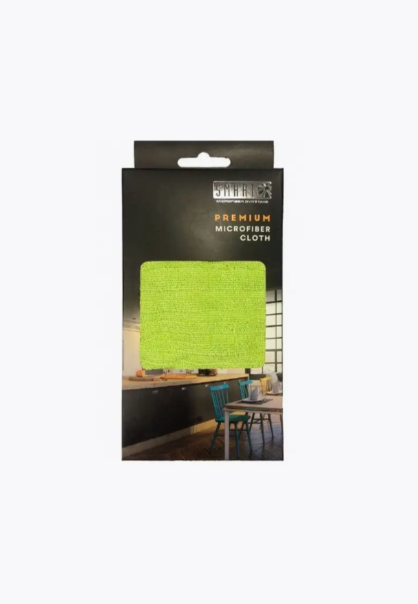 Салфетка Smart Microfiber System Макси Premium 40х40, салатовая, 1 шт