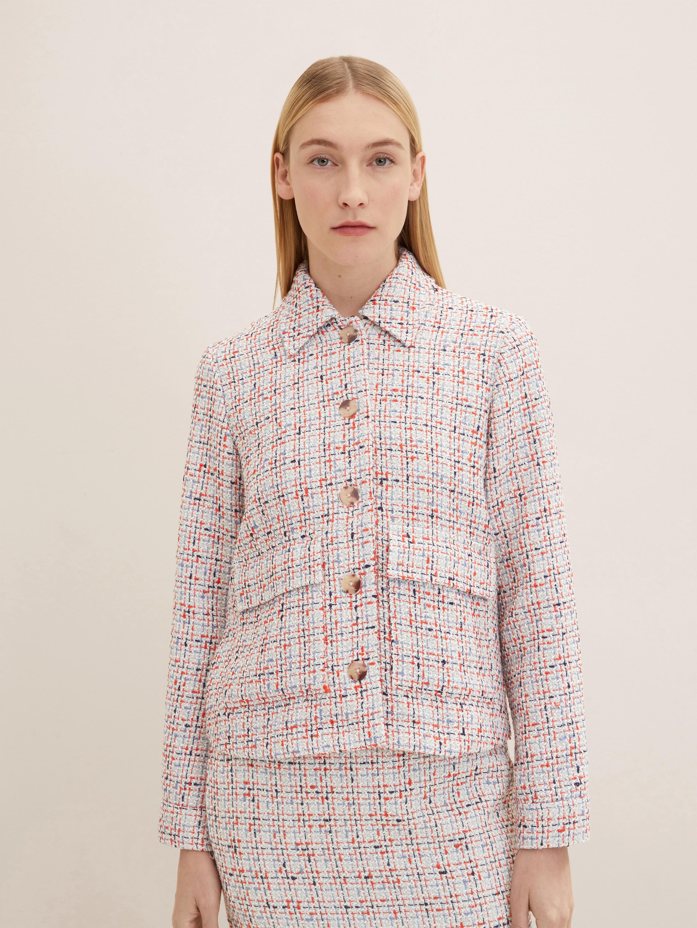 

Жакет женский TOM TAILOR 1035278 белый 40 EU, 1035278